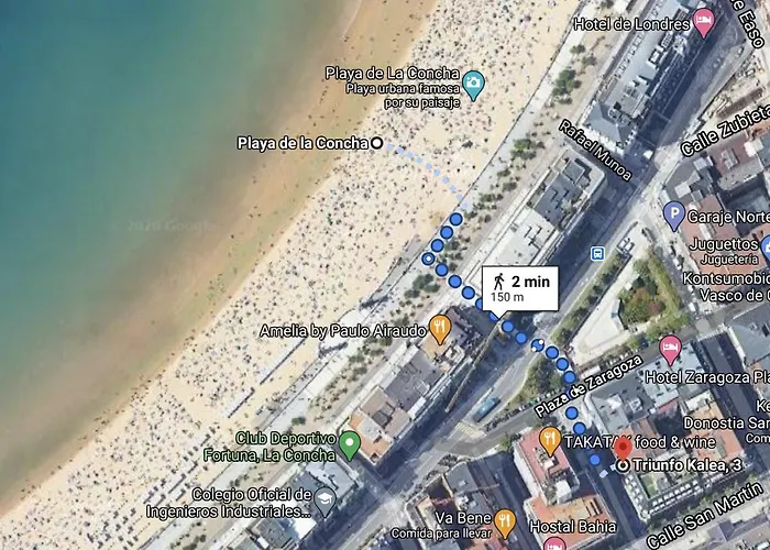 Amplio Y A Pie De Playa La Concha * 산세바스티안